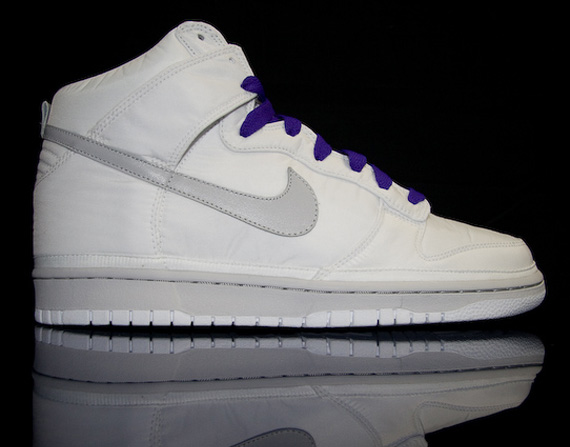 Nike Dunk High Nylon Premium – White – Purple