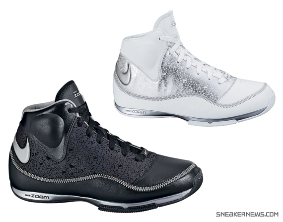 Nike Zoom BB II – Black – Silver + White – Silver
