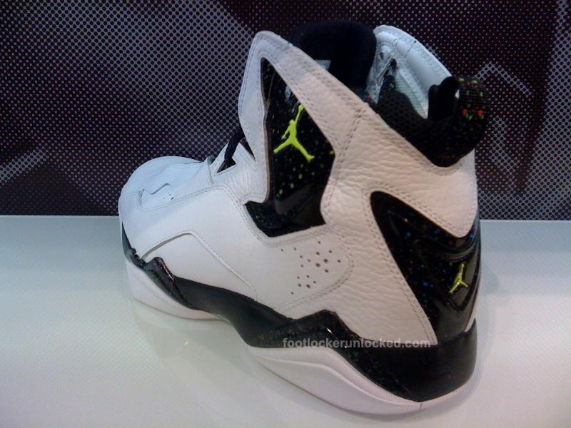 Air Jordan True Flight - White - Black - Neon Yellow True Flight Bk
