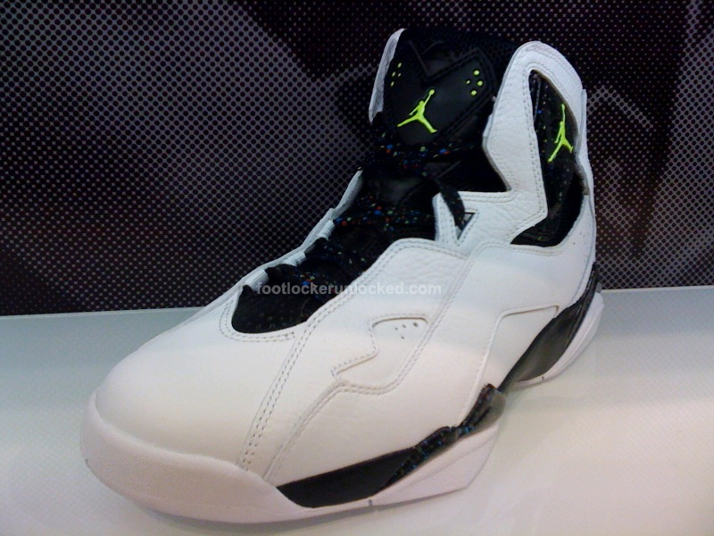 Air Jordan True Flight - White - Black - Neon Yellow True Flight Frtsd