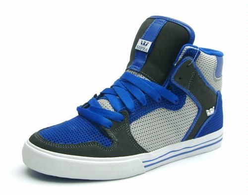 Supra Vaider – White – Black – Blue Mesh