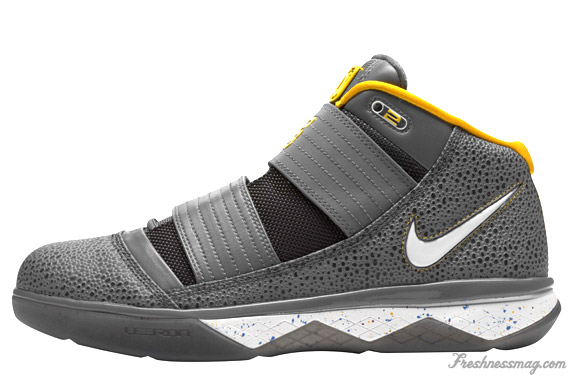 Nike Zoom LeBron Soldier III - Grey - Yellow - Reptile