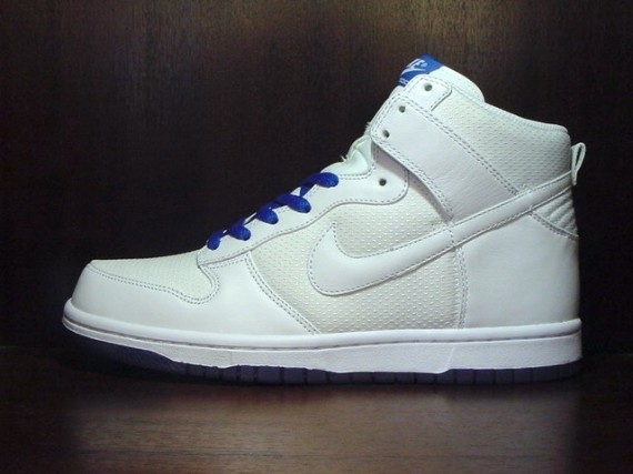 Nike Dunk High Premium - White - Blue - SneakerNews.com