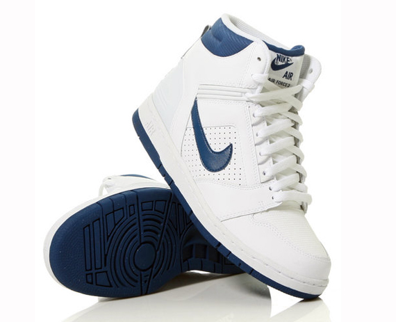 Nike Air Force II High – White – Navy