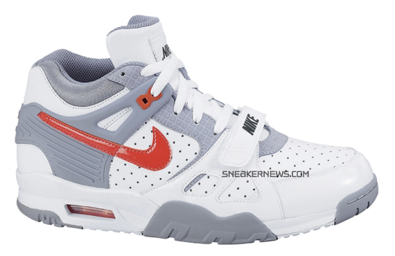 Nike Air Trainer 3 - Pure Platinum - Lyon Blue - Total Orange