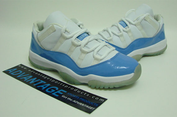 Air Jordan XI Low – White – Columbia Blue – Sample