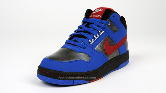 Nike Delta Force 3/4 - Royal Blue - Red - Metallic Silver