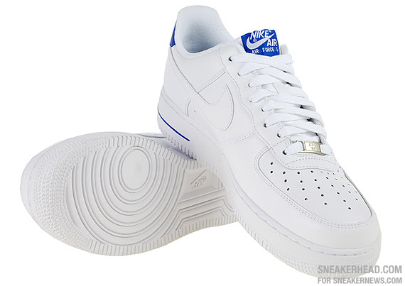Nike Air Force 1 '07 Low - White - Varsity Royal - SneakerNews.com