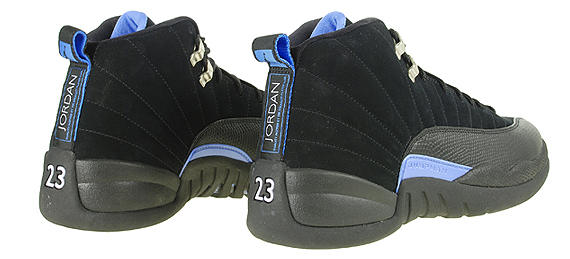 black and blue jordan retro 12