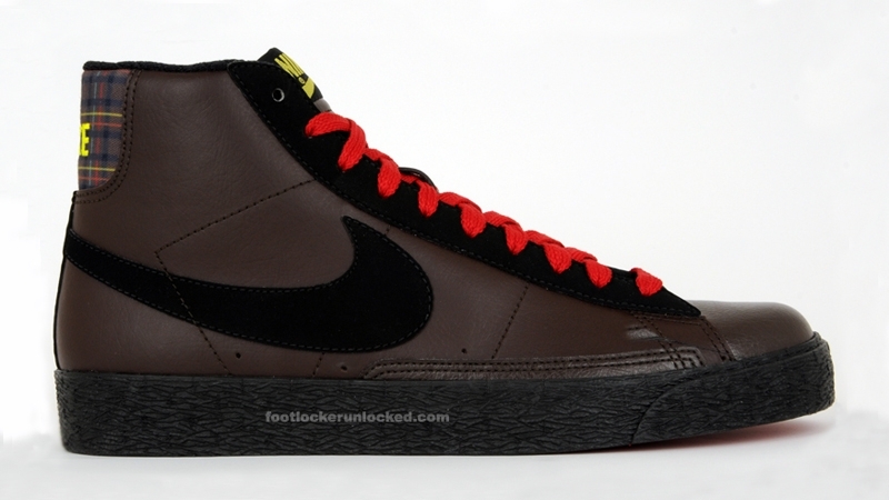 Nike Blazer Hi - Brown - Black - Red