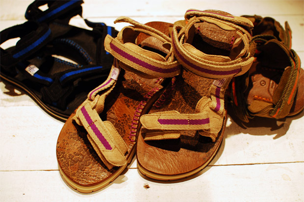 Visvim Christo Sherpa Folk - Leather & Suede Sandals - SneakerNews.com