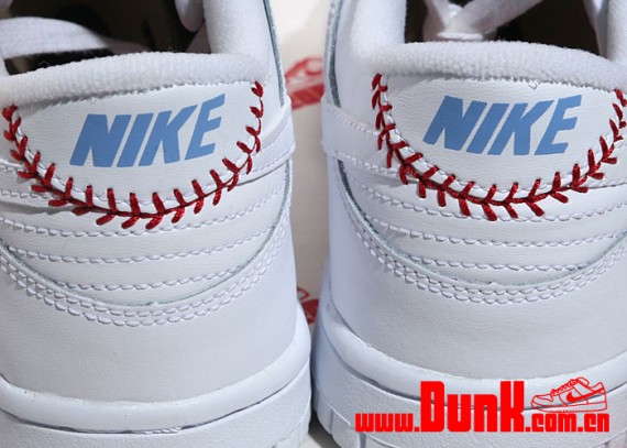 Nike Dunk Low GS - Baseball - White - Varsity Red - University Blue