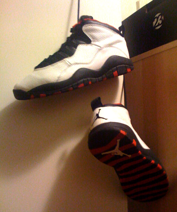 Air Jordan X - Chicago Bulls - White - Black - True Red - March 2010 ...
