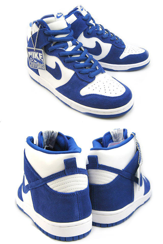 Nike Dunk High SB Kentucky Be True To Your School White Sport Royal SneakerNews