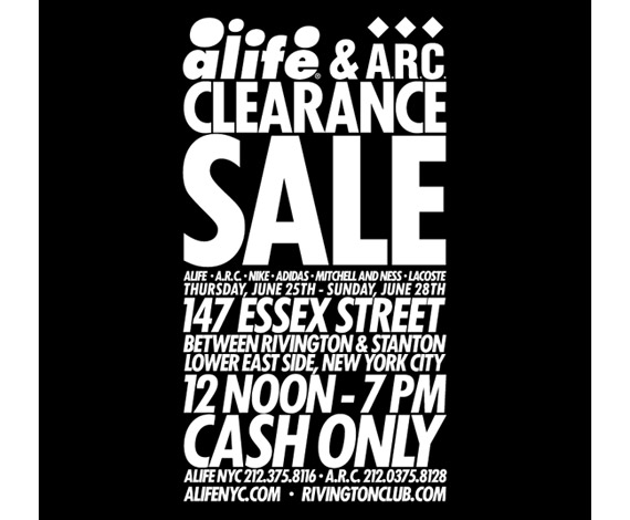 Alife + A.R.C. - Clearance Sale This Week