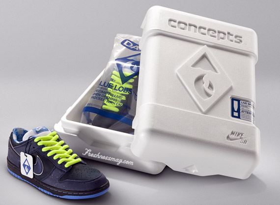 Concepts x Nike SB Blue Lobster Dunk 