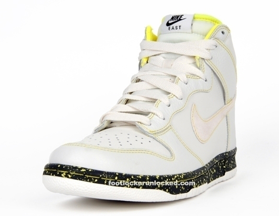 Nike Dunk High East – Swan – Anthracite – Volt Yellow – October ’09