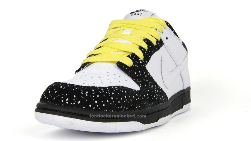 Nike Dunk Low CL East - White - Black - Volt Yellow - Speckled 