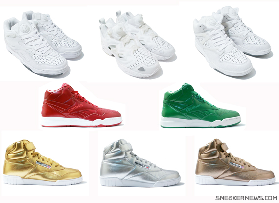 Reebok Releases @ atmos - Tonal Reverse Jam Mid - Metallic Ex-O-Fit Mid - Perfectly Collection
