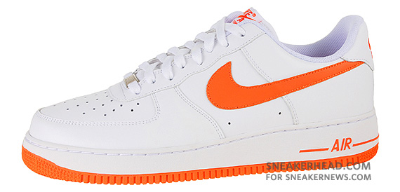 Nike Air Force 1 ’07 – White – Orange Blaze