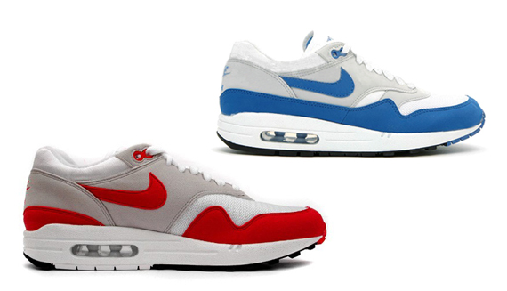 paniek zegen Industrialiseren Nike Air Max 1 - Original Colorways QS - Red + Blue - Available -  SneakerNews.com