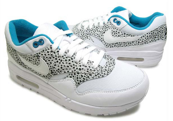 basura angustia malta Nike Womens Air Max 1 - White - Glass Blue - Safari - SneakerNews.com
