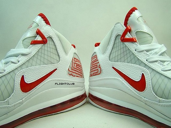 Nike LeBron 7 White/Black-Varsity Red