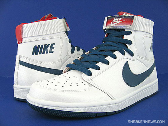 Nike Dynasty High LE - White - Navy - Red - SneakerNews.com