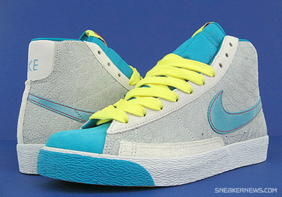 Nike WMNS Blazer High – Platinum – Glass Blue