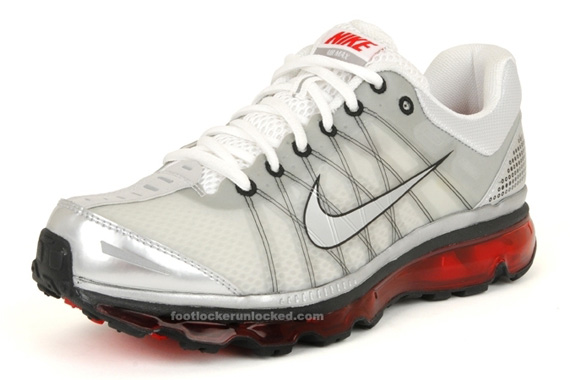Nike Air Max+ 2009 - Grey - Metallic Silver - Red