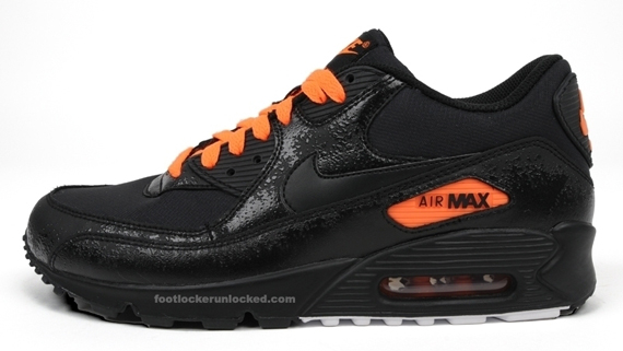 Nike Air Max 90 - Black - Total Orange - Fall '09