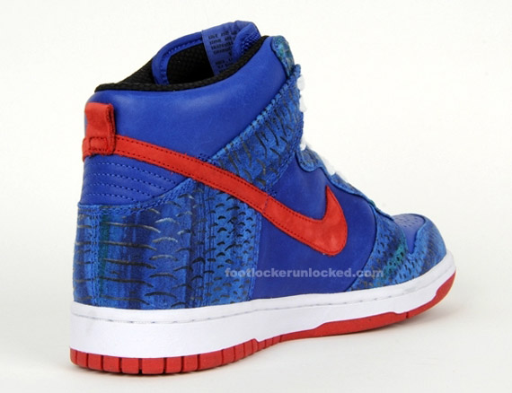 nike dunk hi supreme spark undftd west 6