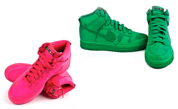 Nylon Magazine x Nike Dunk High Green & Pink Available