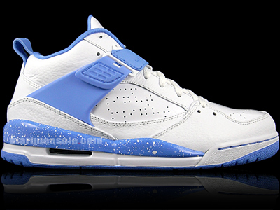 Air jordan flight 2025 blue and white