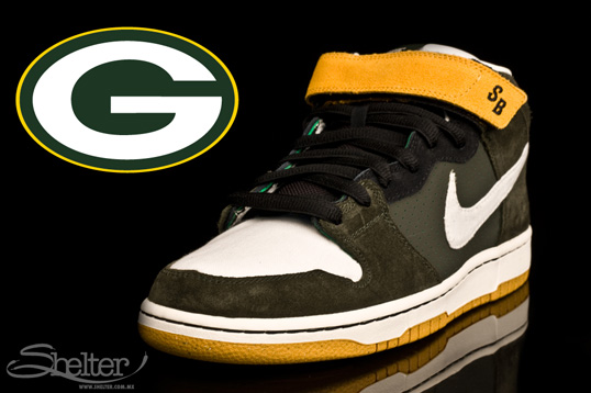 Nike SB Dunk Mid – Green Bay Packers