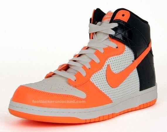 Nike Dunk High Premium - Sail - Orange - Black - September '09