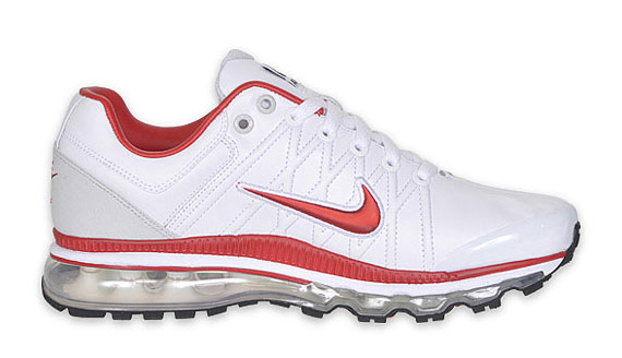 Nike Air Max 2009 Leather SI - White - Sport Red - Black - SneakerNews.com
