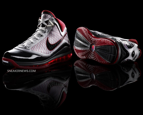Nike Air Max LeBron VII – White – Black – Red