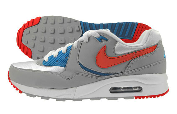 Nike Air Max Light – Shadow Grey – White – Hot Red – Blue