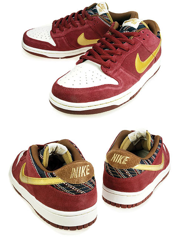 Ron burgundy nike 2025 sb dunk low