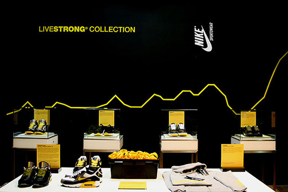 Nike Sportswear LIVESTRONG Installation @ Qubic