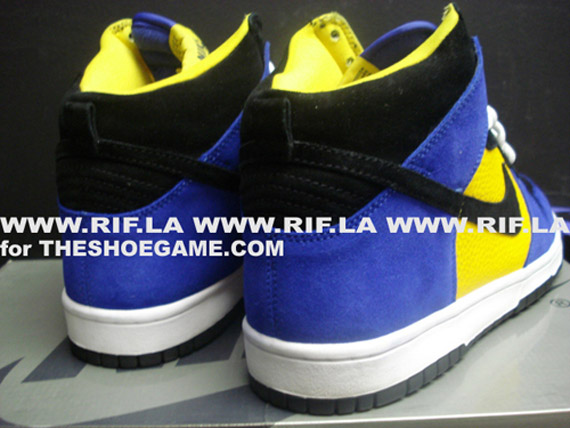 Nike SB Dunk High - Lakers - Sample - SneakerNews.com