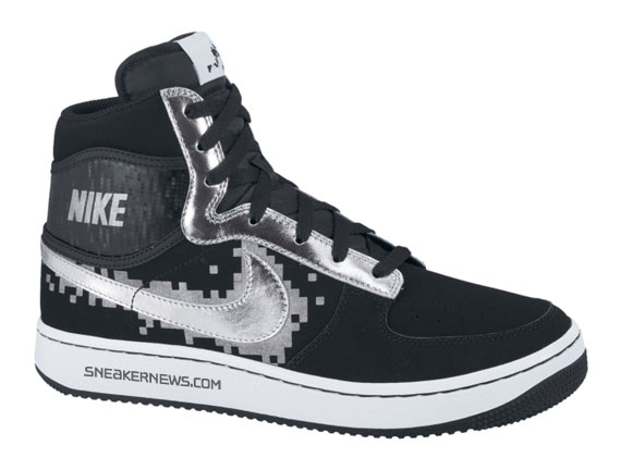 Nike Sky Force High - Black - Metallic Silver - 'Tecmo Bo'