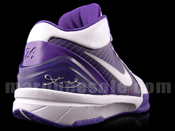 Nike Zoom Kobe IV - White - Purple