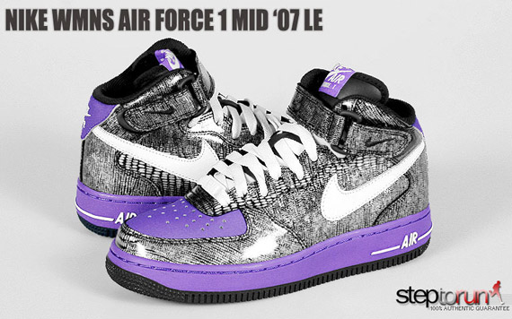 purple snakeskin air force 1