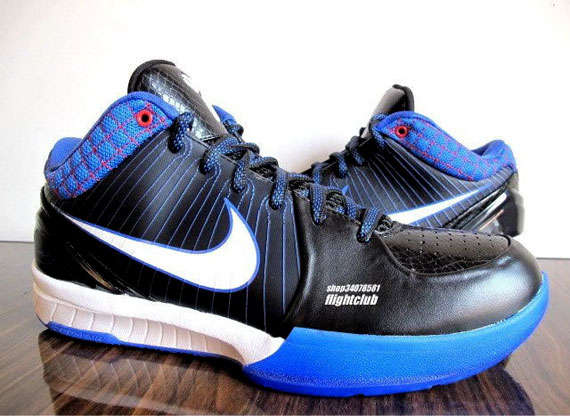 Nike Zoom Kobe IV Black Royal Blue Red Detailed Photos