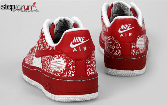 Nike Air Force 1 GS - Composition Book - Red - White - SneakerNews.com