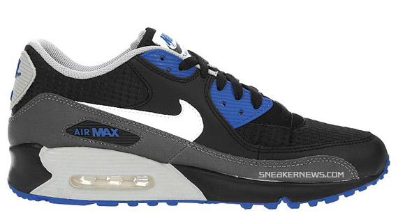 Nike Air Max 90 – Black – Grey – Techno Blue – JD Sports Exclusive