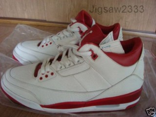 Air Jordan III (3) - White - Red - 2006 Unreleased Sample - SneakerNews.com