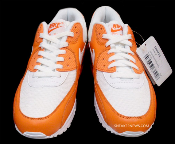 Nike Air Max 90 – Orange Blaze – White – Spring 2010 Sample